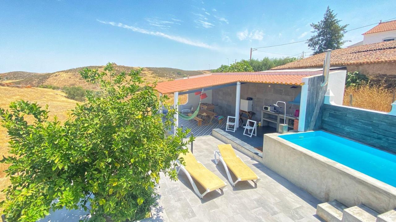 Casa Dos Chocalhos-Piscina-Perto Praia Fluvial-Vista Incrivel E Sossego Mértola Exterior foto